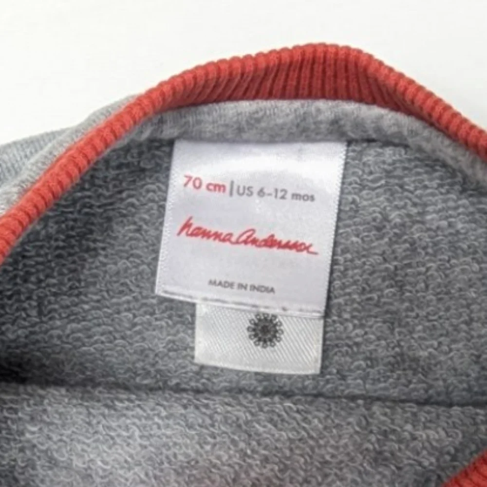 Hanna Andersson Gray Sweatshirt with Dinosaur Print - Picture 4 of 6